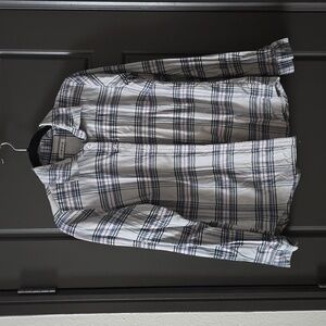 Orvis Women's Plaid Button Down Shirt - Blue, Gray, and Pink